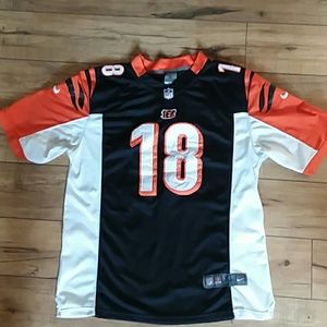 nike aj green, on field bengals jersey